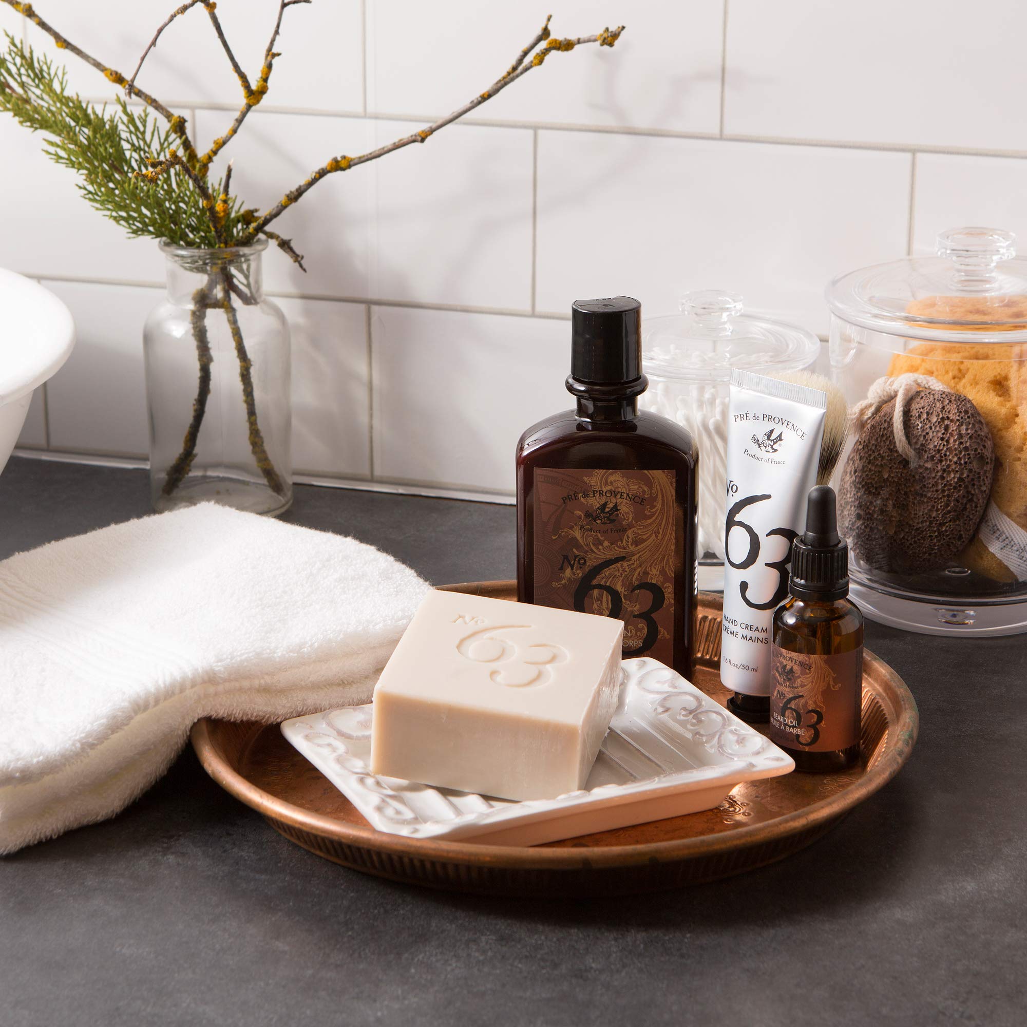 Pre de Provence No.63 Men's Collection, Soap Cube